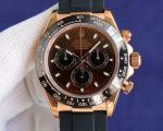 ROLEX Daytona Replica with Rose Gold Case 18K Gold 40MM Chroma Light Sapphire Glass Watch